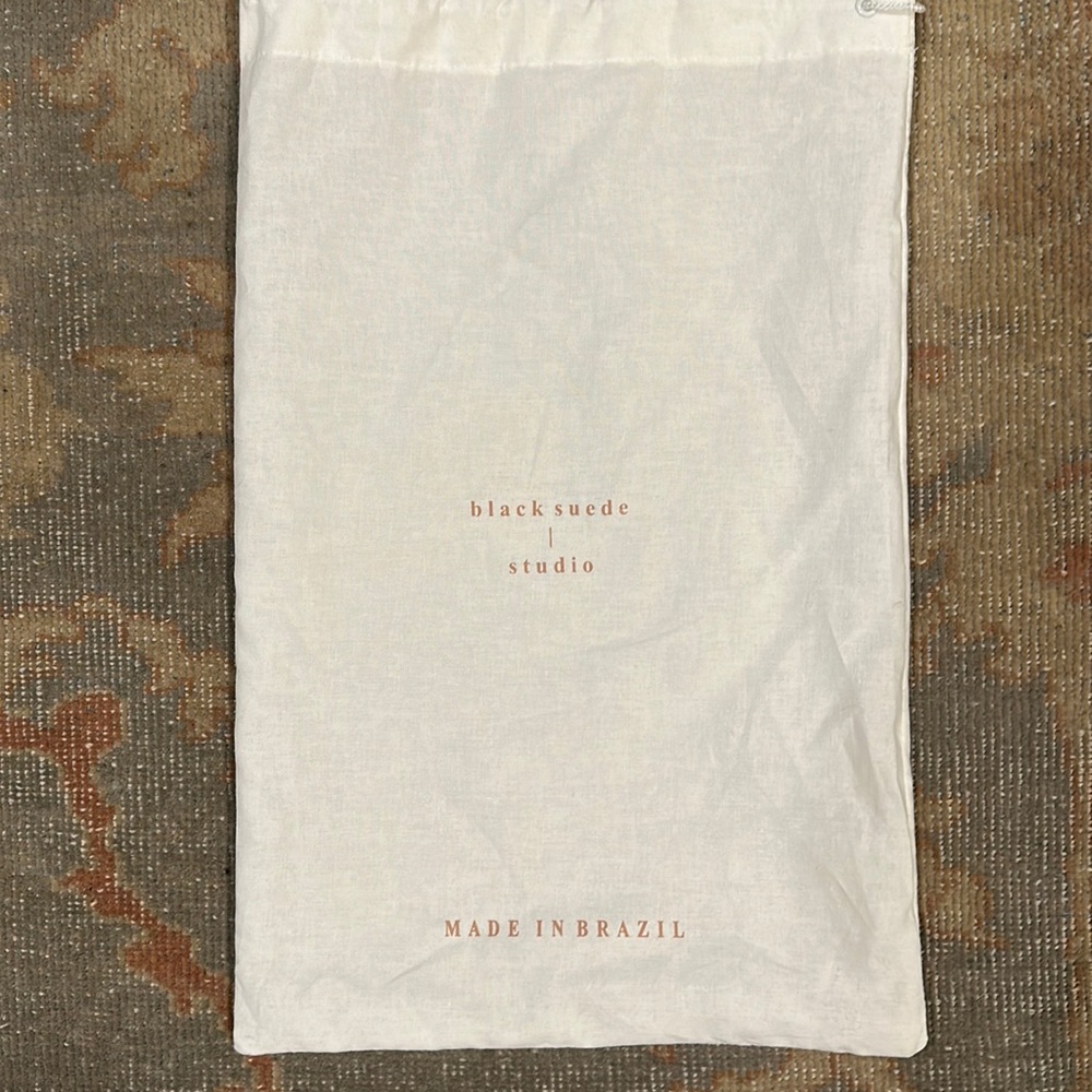 Black suede studio size 9 black leather ankle boots